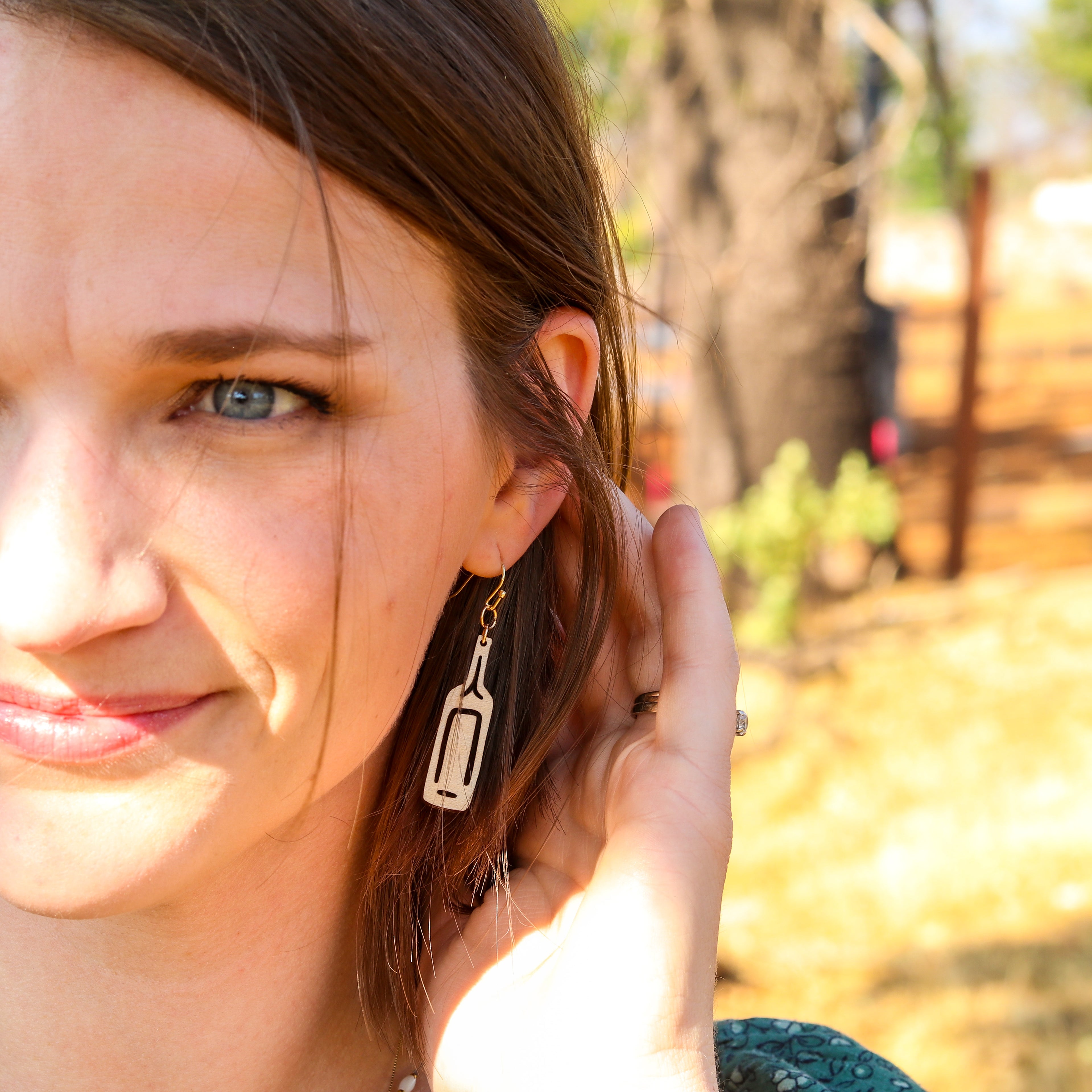 Wine Bottle Earrings