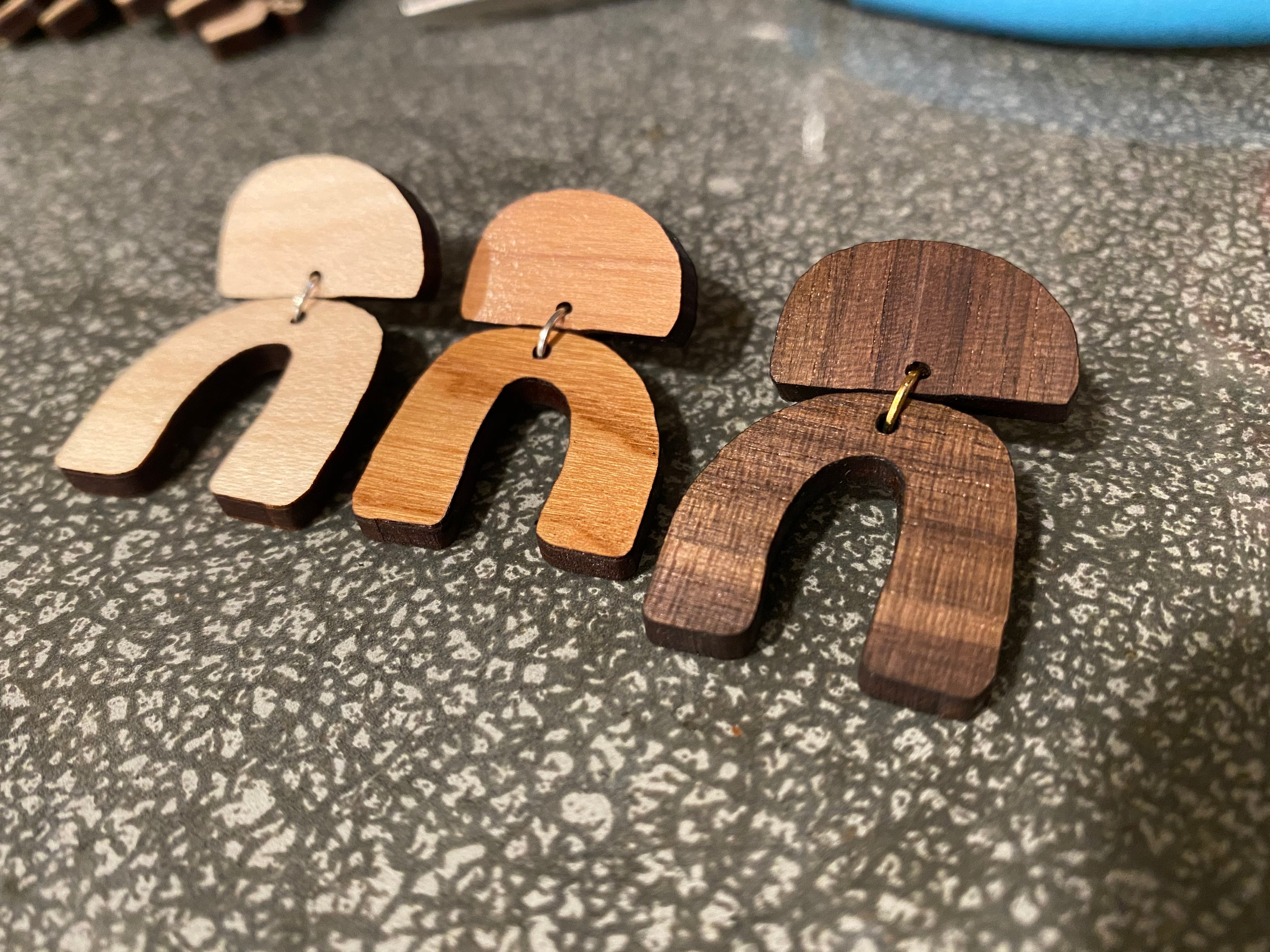 Statement Half-moon Arch Stud Earring