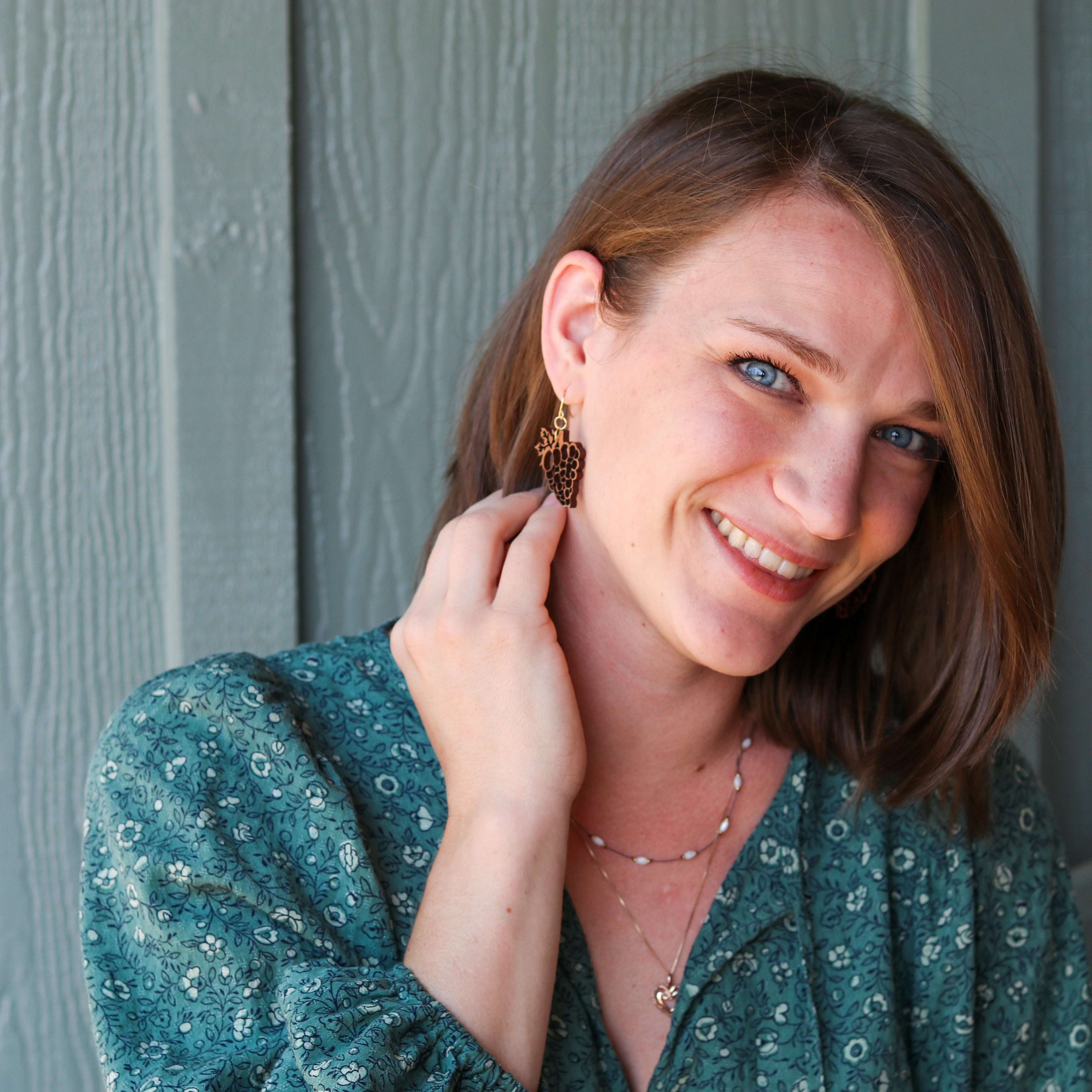 Grape Cluster Earrings