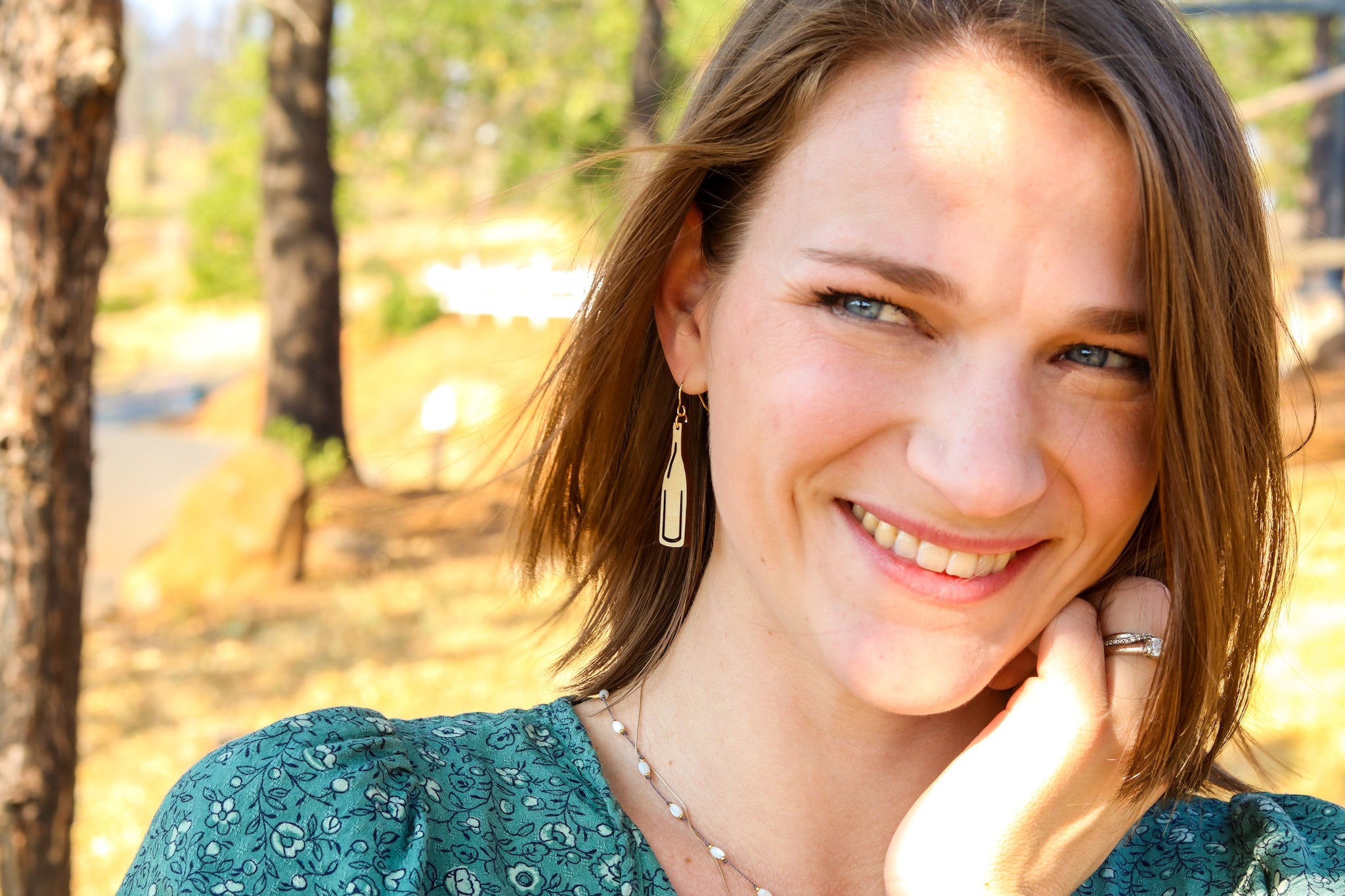 Wine Bottle Earrings