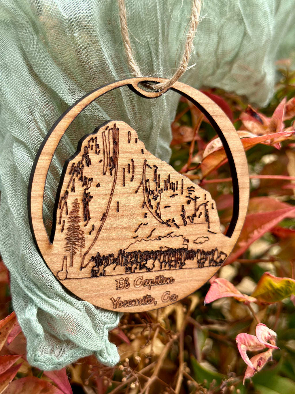 Yosemite: El Capitan Single Layer Ornament