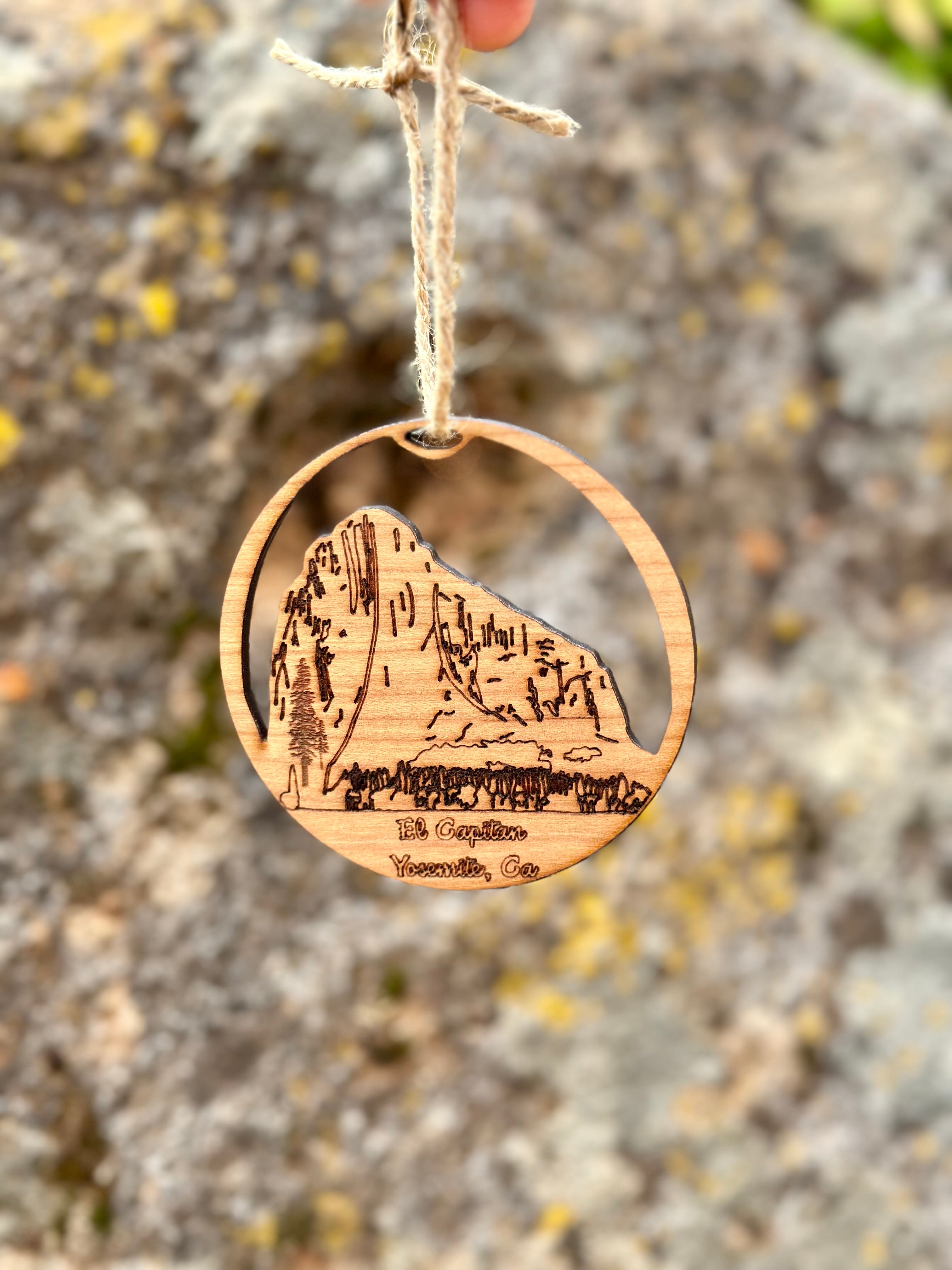 Yosemite: El Capitan Single Layer Ornament