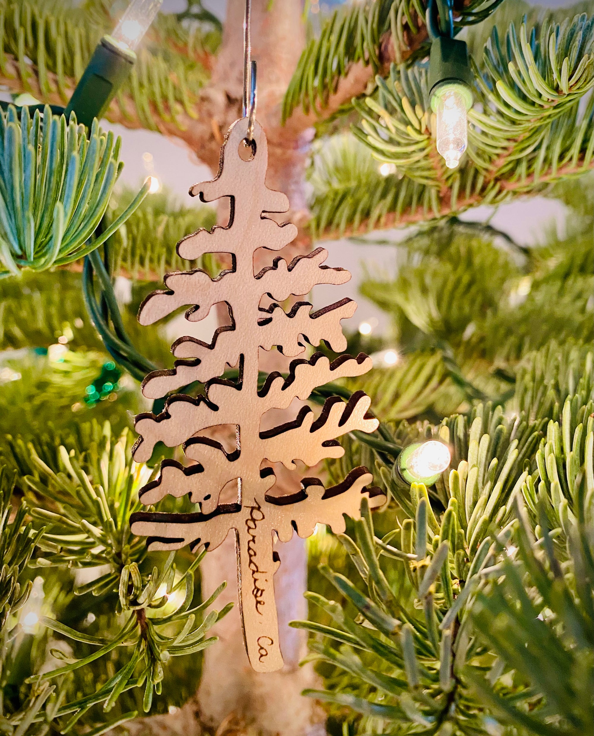 Pine Christmas Tree Ornament