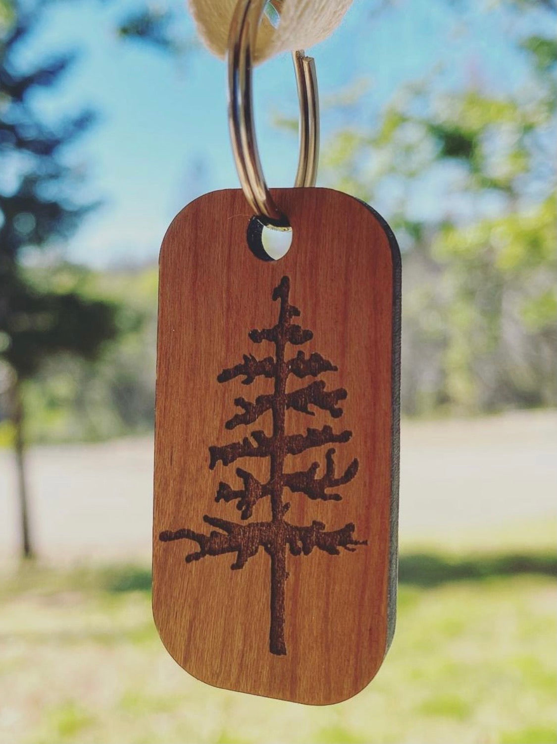 Pine Tree Keychain