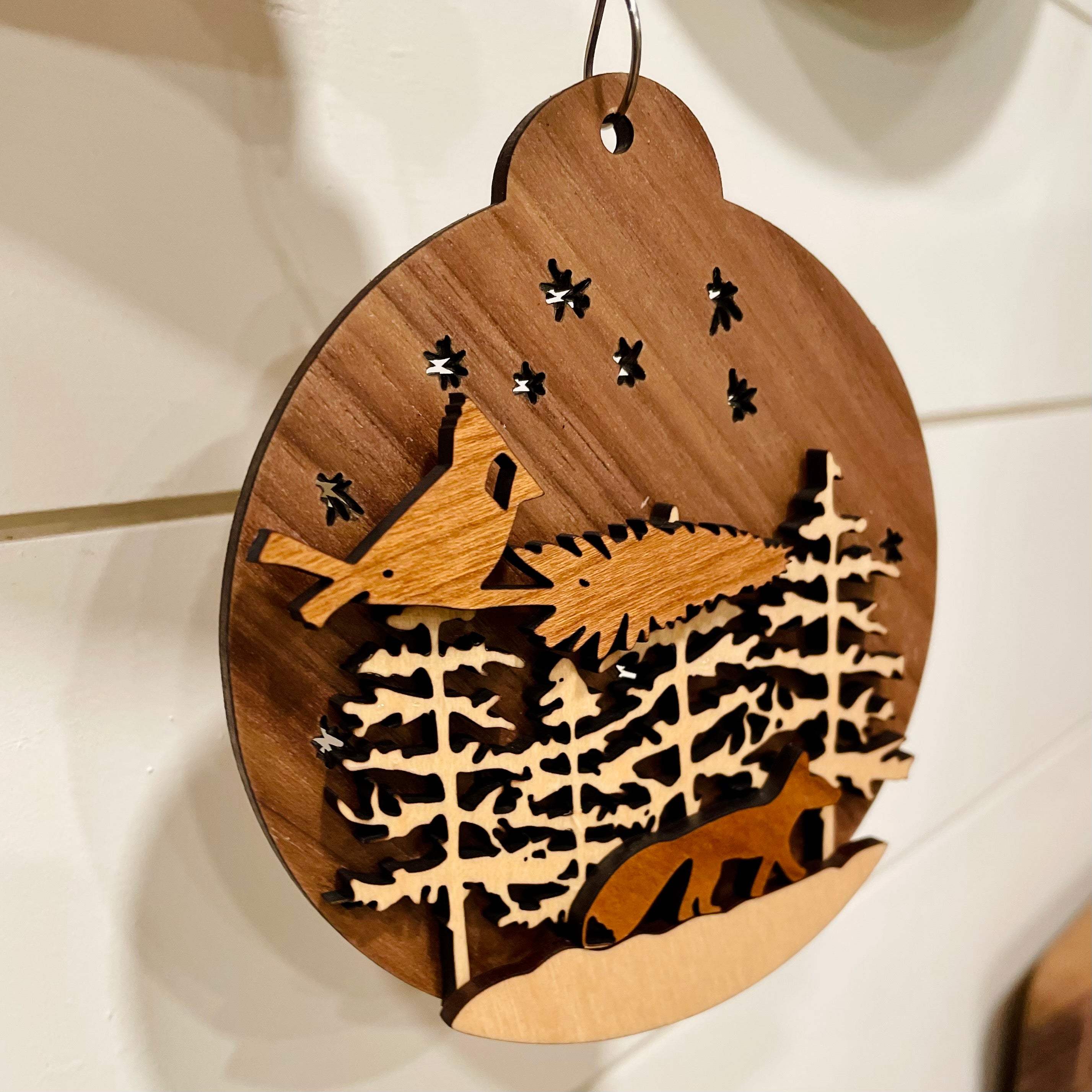 Woodland Scene 3D Ornament