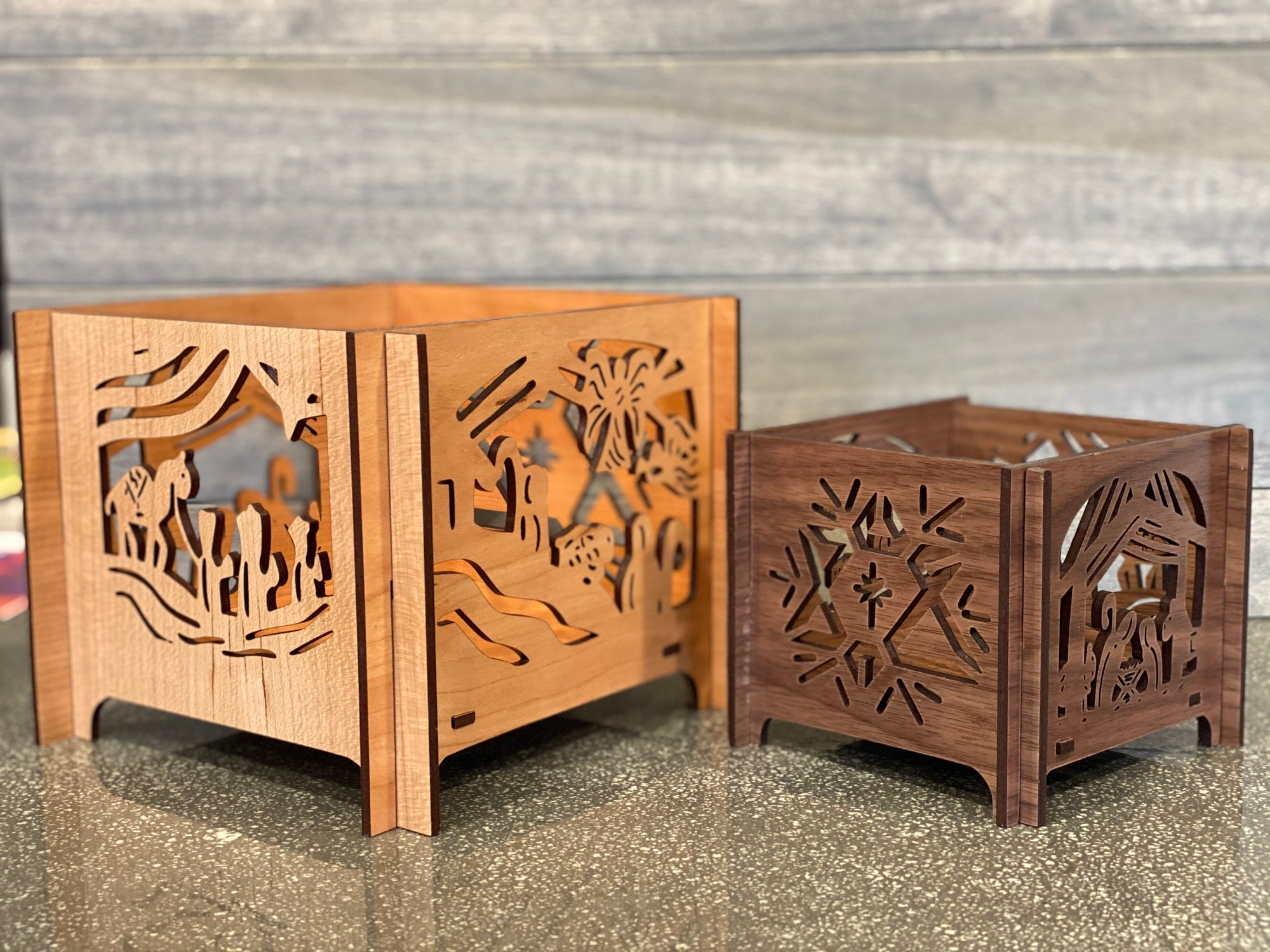 Nativity Scene Candle Holder