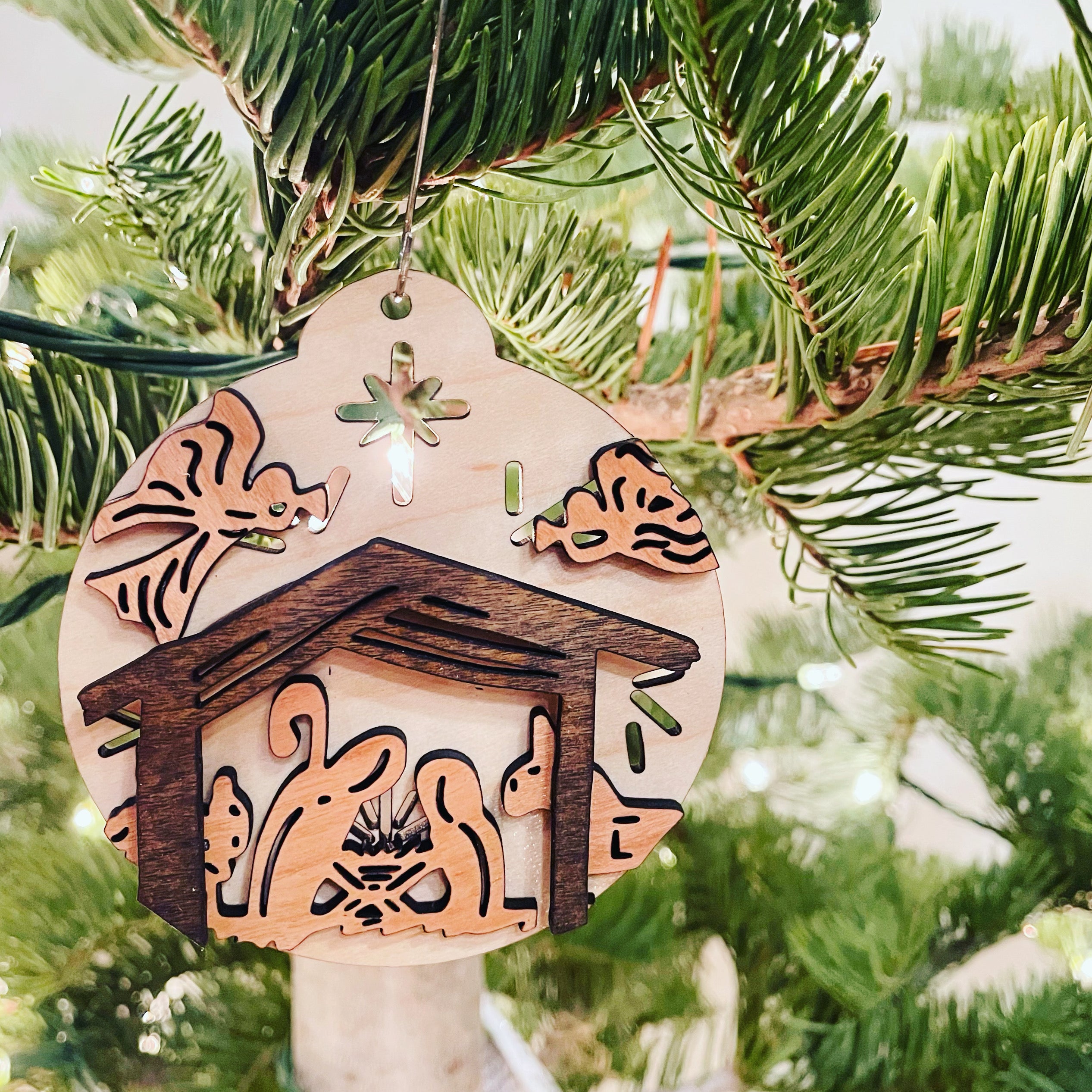 Nativity Scene 3D Ornament