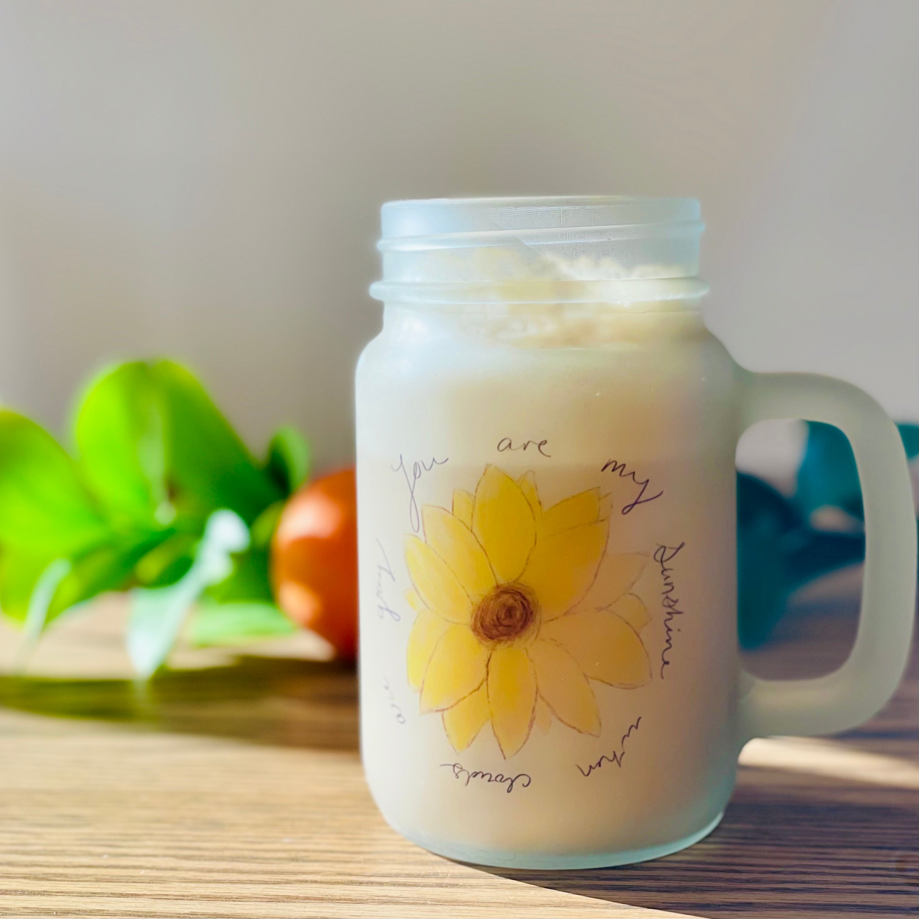 You Are My Sunshine Glass