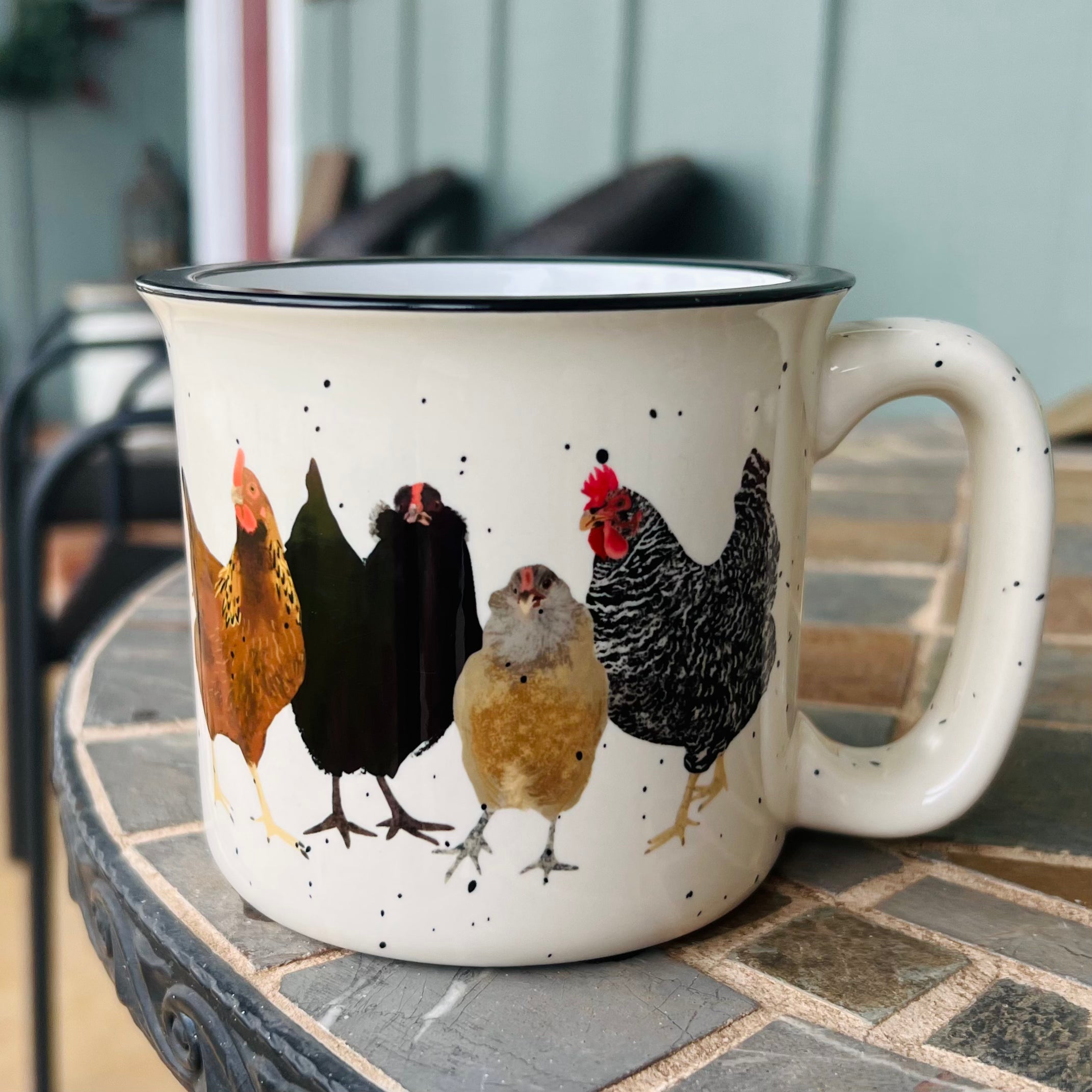 Hen Party Ceramic Camper Mug