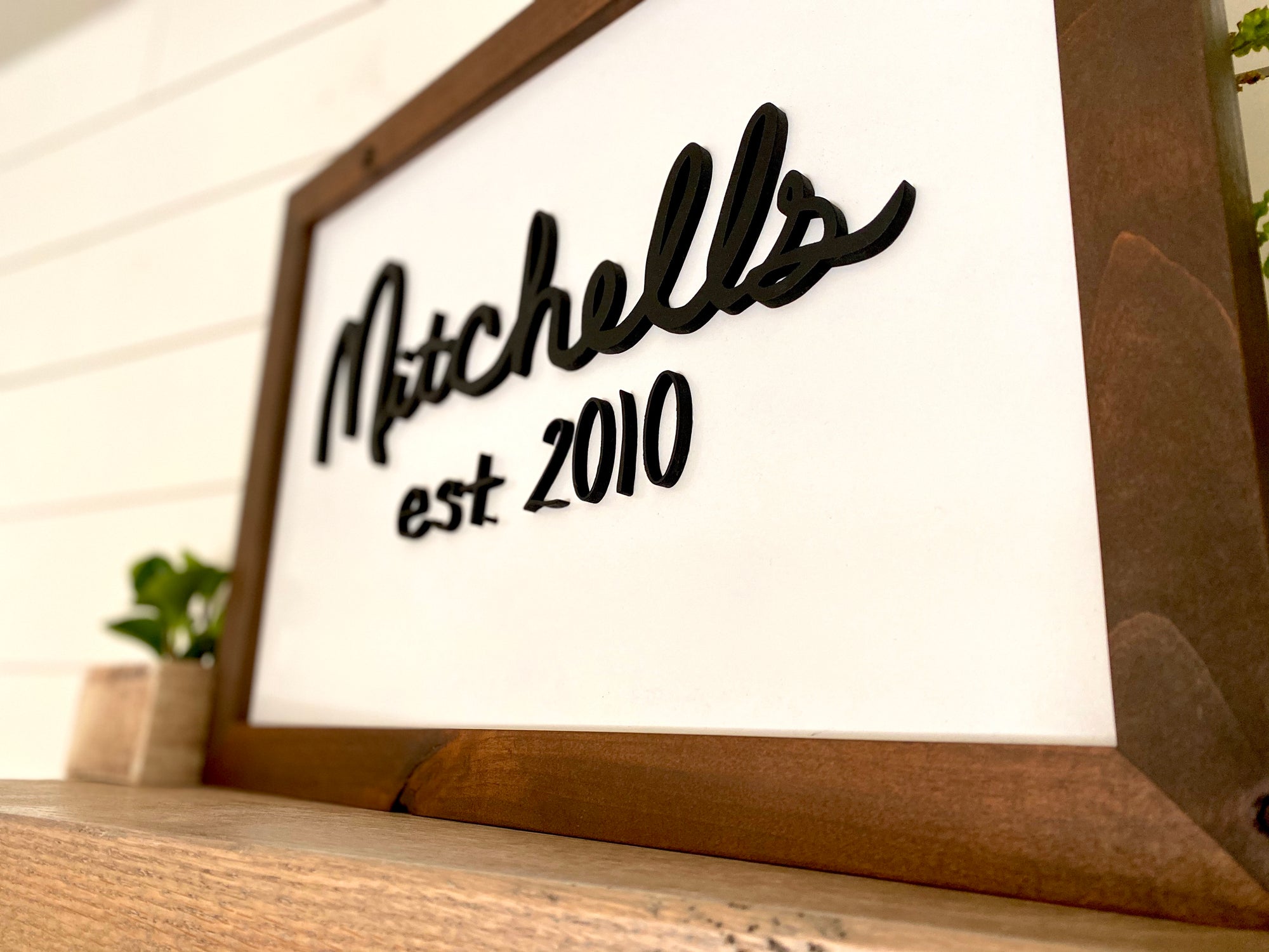 Custom Last Name Sign