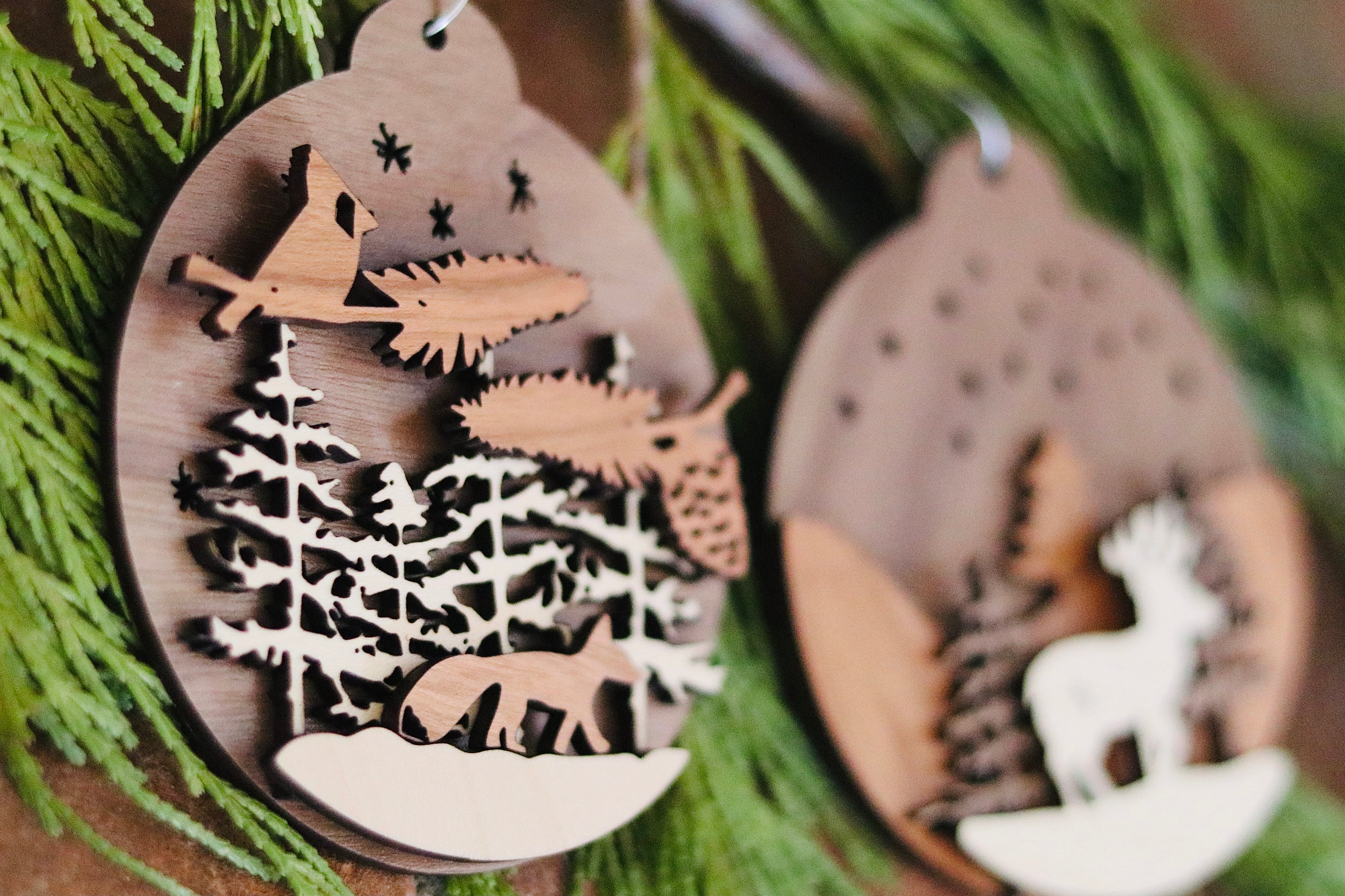 Woodland Scene 3D Ornament