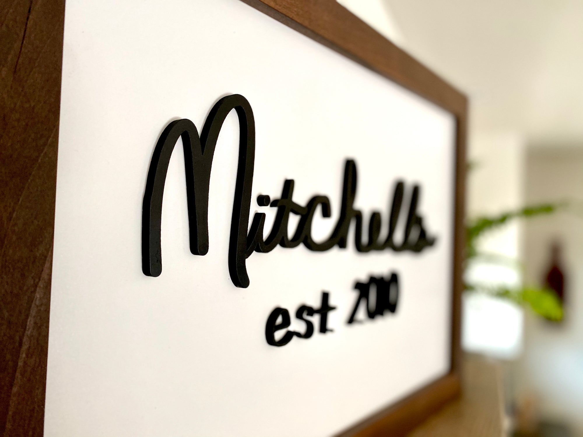 Custom Last Name Sign