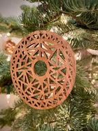 Wood Kaleidoscope Ornament