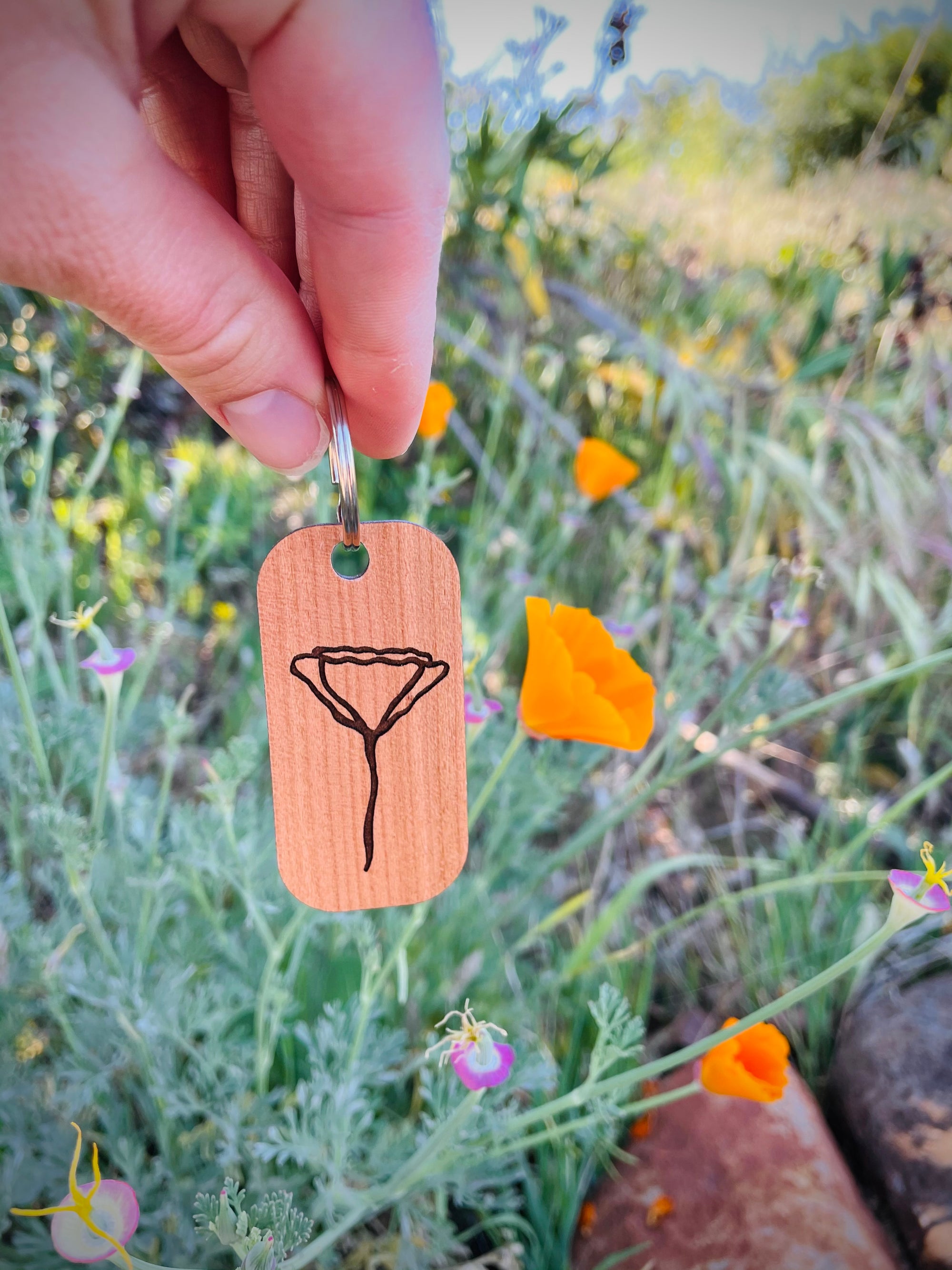 Poppy Keychain